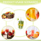 2-in-1 Zero Touch Ice Cube Bottle with Press Release Tray & Lid