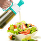 3 in 1 Oil Dispenser Bottle for Kitchen with Brush Glass Spray Bottle 550ml