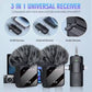 F11 Double MIC ANC + ECHO Mode with Wind Muff Cover. (TypeC + iPhone + Android)