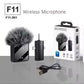 F11 Double MIC ANC + ECHO Mode with Wind Muff Cover. (TypeC + iPhone + Android)